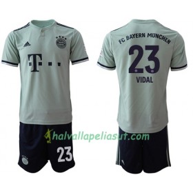 Jalkapallo Pelipaidat FC Bayern München Vidal 23 Lasten Vieraspaita 2018-2019 Lyhythihainen